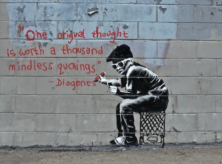 One Original Thought, Banksy